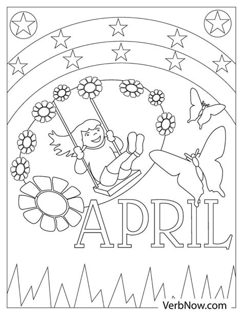 April Coloring Sheets Printable