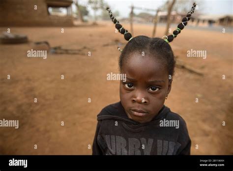 Girls From Northern Benin Africa Stock Photo Alamy