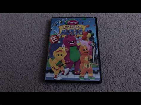 Opening To Barney Lets Make Music Dvd Youtube