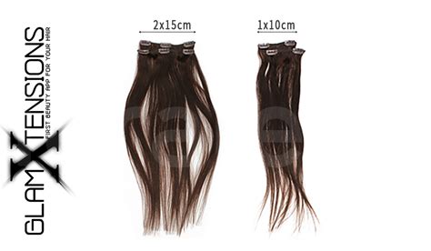 Remy Echthaar Haarverdichtung Clip In Extensions Ergänzungsset 45cm