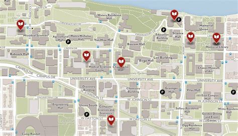 Uw Madison Campus Map