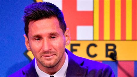 Tearful Messi Confirms He Is Leaving Barcelona In Talks With Psg