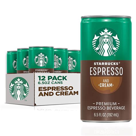 Buy 12 Pack Starbucks Doubleshot Espresso And Cream Premium Coffee Drink