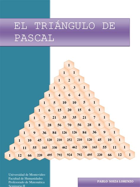 Triángulo De Pascal Física Y Matemáticas Matemáticas