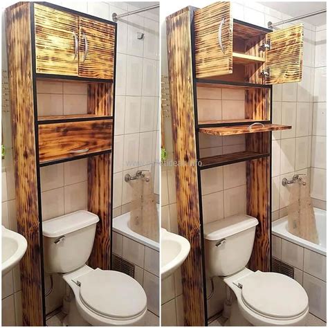 20 Bathroom Cabinets From Pallets