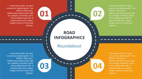 Road Infographics For Powerpoint Powerpoint