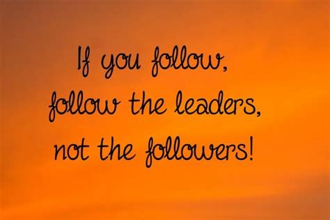 Do You Follow The Leaders Follow The Leader Leader Blogging For