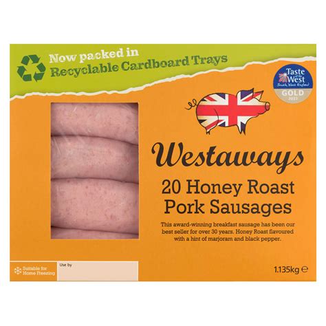 20 Honey Roast Pork 1135kg Westaway Sausages