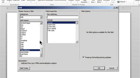 Creating An Ms Word 2010 Template That Automatically Inserts Username