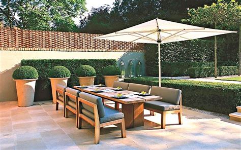 For a modern, trendy design, select wicker or wood outdoor lounge furniture materials. Top designers' favourite garden furniture in pictures - Telegraph