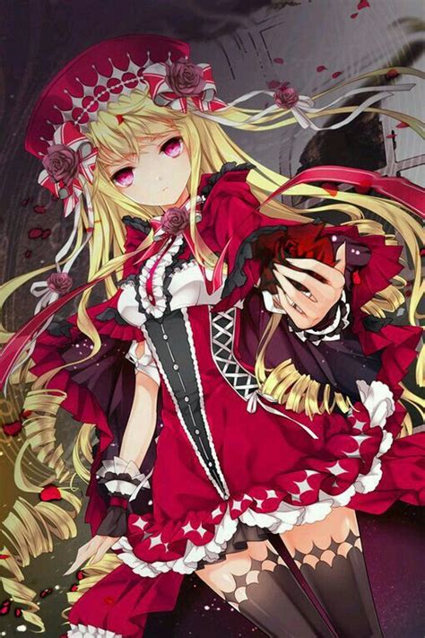 Anime Girl Wearing Red Dress Anime Pinterest Anime