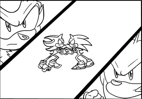 Sonic And Shadow Coloring Pages To Print Fun Coloring Pages Sonic