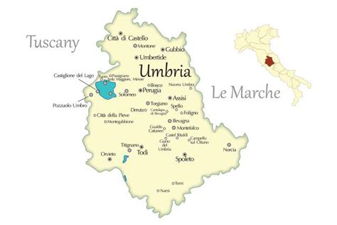 Visiting Umbria Italy Map And Attractions Guide Umbria Italy