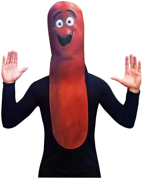 Sausage Party Frank Sausage Photo Real Adult Costume Walmart