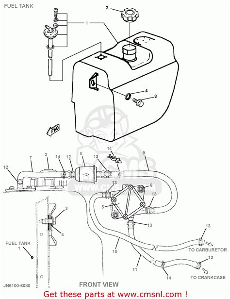 November 22, 2007, 11:30 am. Yamaha G16-ap/ar 1996/1997 Fuel Tank - schematic partsfiche