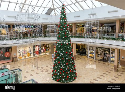 Christmas decorations in the Brooklyn mall shopping center, Pretoria
