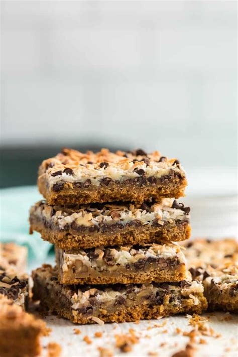 Voortman bakery uses real ingredients, like whole grain oats, coconut, and almonds. These 6-ingredient Magic Cookie Bars are chewy, crunchy ...