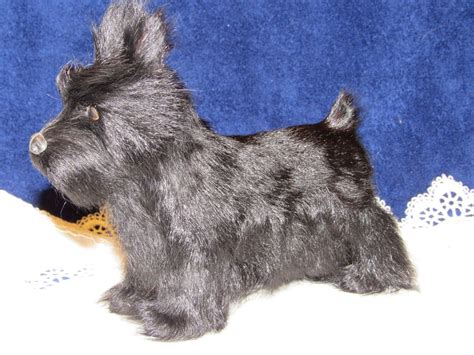Antique Scottish Terrier Salon Dog For French Or German Fashion Doll