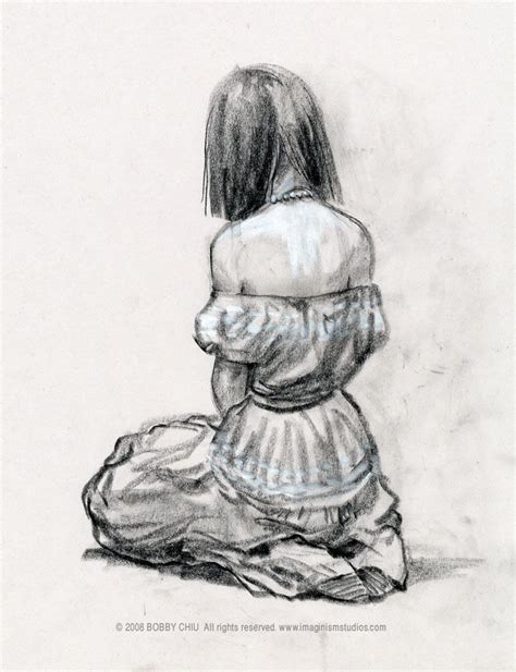 Life Drawing Kneeling Pose By Imaginism On Deviantart Drawing Poses