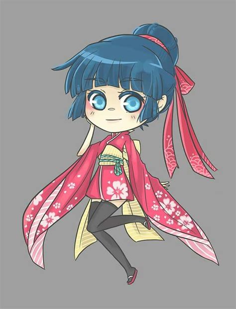 Kimono Chibi Series Chibi Girl Chibi Anime