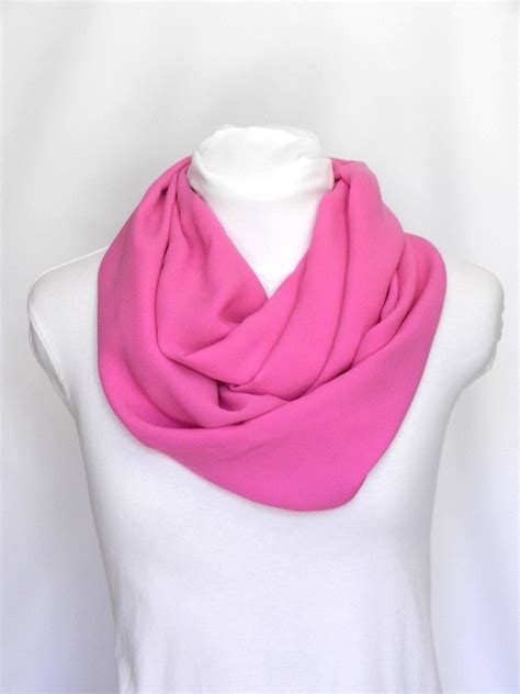 Hot Pink Scarf Lightweight Scarf Scarves For Women Etsy