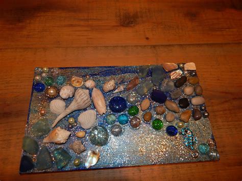 Broken Bit Mosaics Paint And Glitter No Grout Mosaic Shellsrocks
