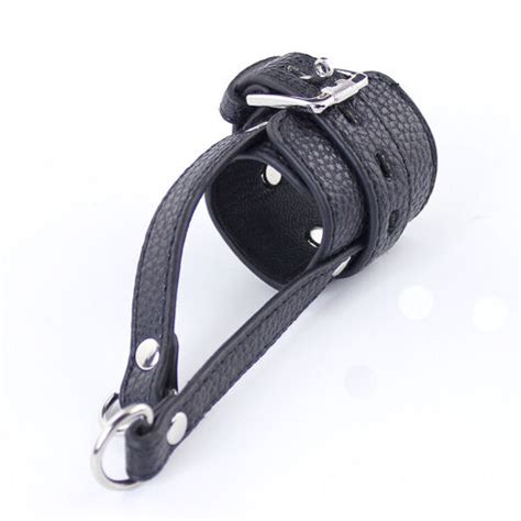 Pu Leather Scrotum Testicle Stretcher Ball Stretcher Scrotum Bound Ring 605826877753 Ebay