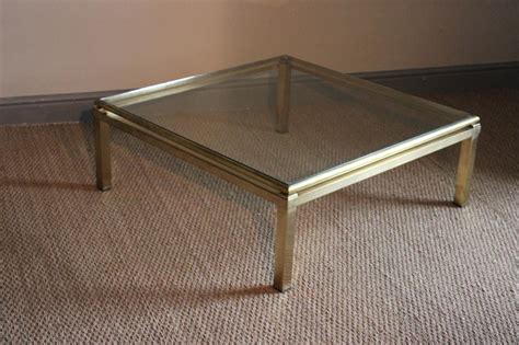Modern coffee table with storage will give a focal point in any living room. Stylish 1960s Square Brass Coffee Table - Coffee / Low Tables