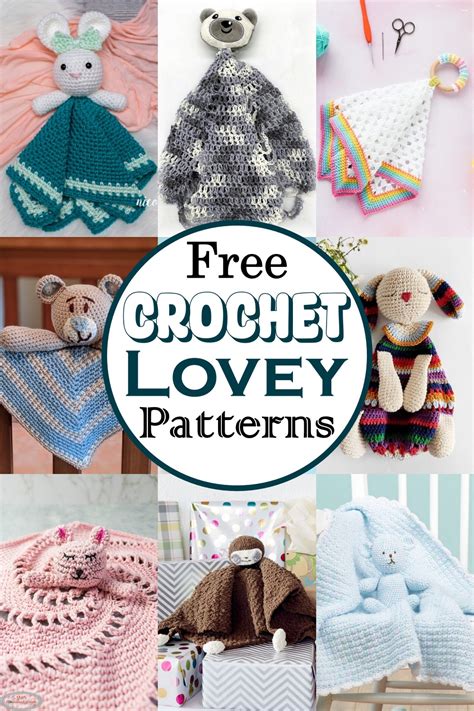 20 Free Crochet Lovey Patterns Diyncrafty