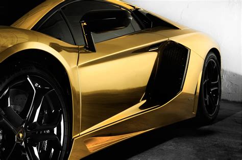 Cool Gold Cars Lamborghini Wallpapers On Wallpaperdog