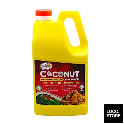 Akasa Coconut Cooking Oil 1kg Lazada