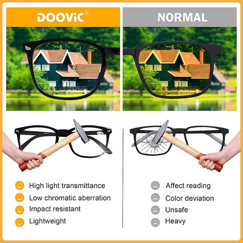 buy doovic 4 pack reading glasses blue light blocking fashion computer readers for women men