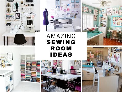 Sewing Room Ideas Functional And Pretty To Boost Productivity ⋆ Hello