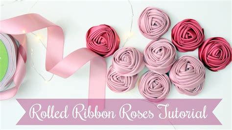 how to make flowers from satin ribbon rolled ribbon rose tutorial ea ribbon flower