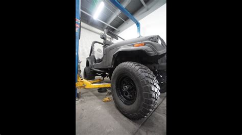 35 Inch Tires For The Jeep Cj7 And Spring Over Axel Conversion Youtube