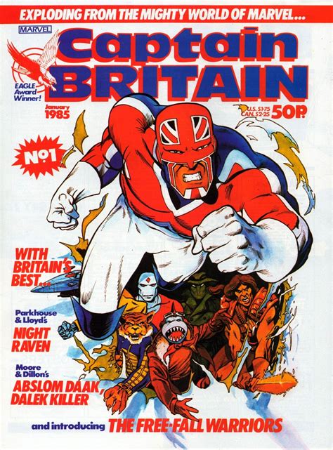 Crivens Comics And Stuff Captain Britain Cover Gallery Part One