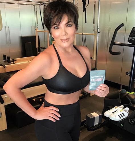 Kris Jenner Instagram Fans Stunned As Momager Strips To Tiny Gym Wear