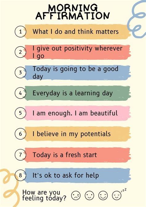 105 Powerful Morning Affirmations For A Good Day Positive