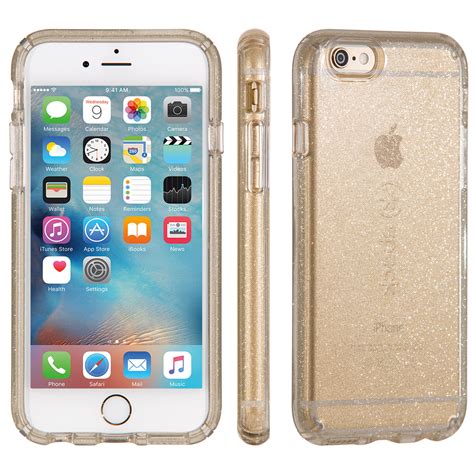 Like the iphone 6, the iphone 6s can be a little slippery to the touch, as it's rather thin, with no sharp corners. CandyShell Clear with Glitter iPhone 6s & iPhone 6 Cases