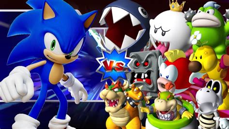 Mario Party 9 Sonic Vs All Bosses Master Difficulty Youtube