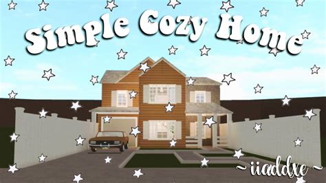 20k Simple Cozy Home Bloxburg House Build Vidoe