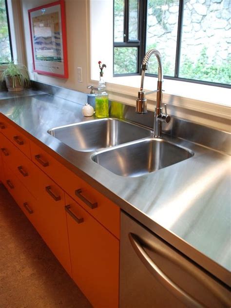 Stainless Steel Countertops Perfect For Hardworking Stylish Kitchens