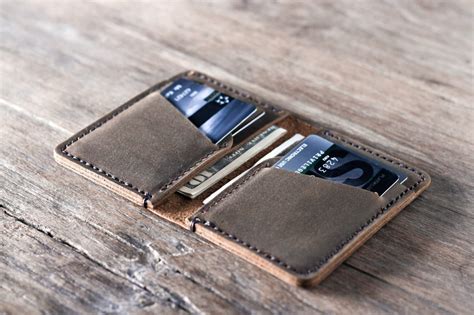Wallets and small accessories for men; Personalized Handmade Leather Wallet Card Holder[Free ...