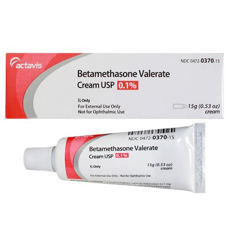 Betamethasone Valevate Cream 01 Rx Products