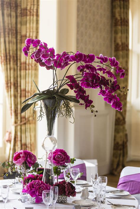 Orchid With Greenery Table Centrepiece Available From The Fab Gift