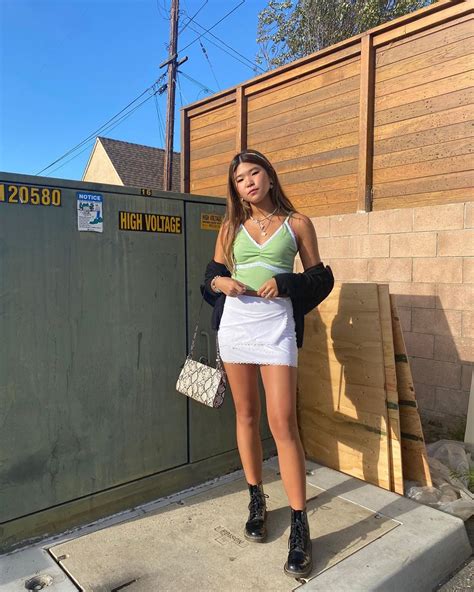Kayla Lee On Instagram High Voltage Tennis Skirt Outfit