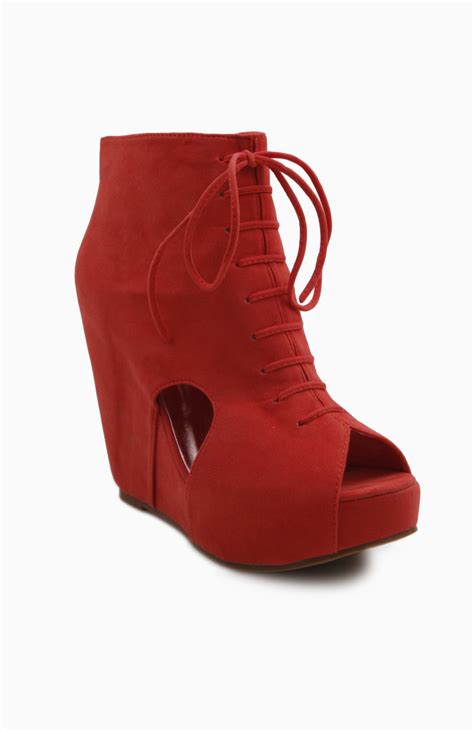Coral Cut Out Wedges By Glaze