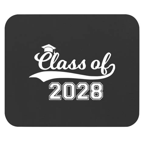 Class Of 2028 Graduation 100th Day Of School Grad 2028 Mouse Pads Sold