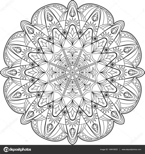 Mandala kleurplaten voor volwassenen zijn al een tijdje populair en het lijkt erop dat hun misschien ben je ook wel geïnteresseerd in onze mandala kleurplaten. Cirkel mandala volwassen kleurplaat — Stockvector © Fodorviola73 #149418022