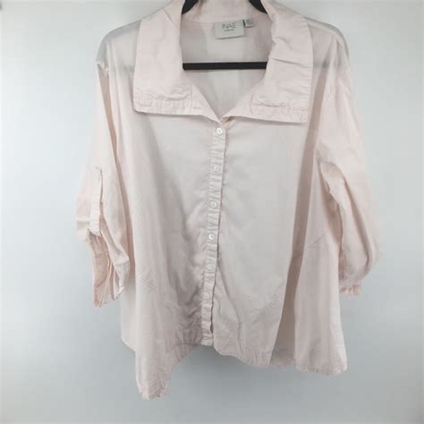 Inae Collection Tops Inae Collection Pink Button Down Shirt Poshmark